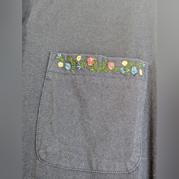 Cute Vintage cotton embroidered dress size large - Picture 4 of 7